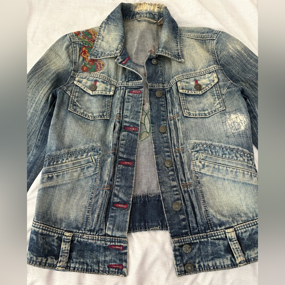 Embroidered Denim Jacket